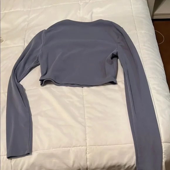 SHEIN Gray Cut Out Bodysuit Crop Top - Picture 2 of 4